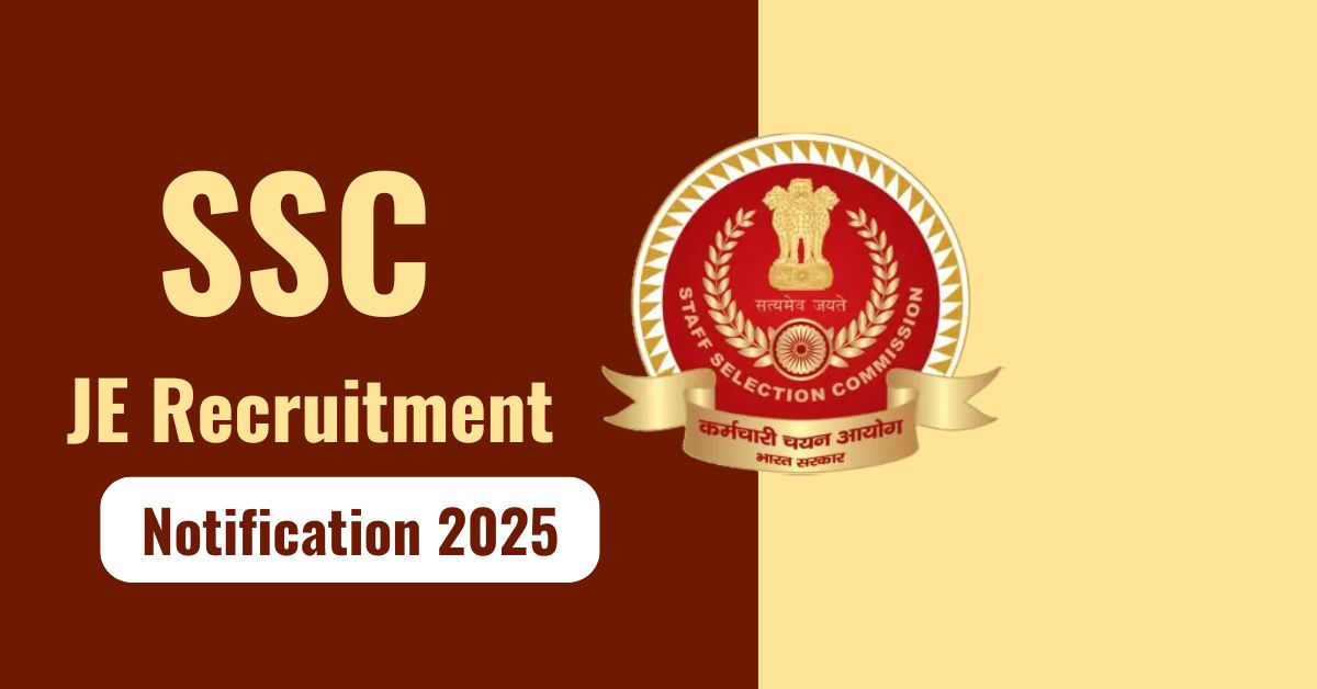 SSC JE Recruitment 2025