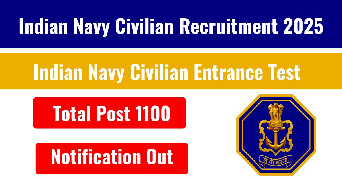 Indian Navy Civilian Recruitment 2025
